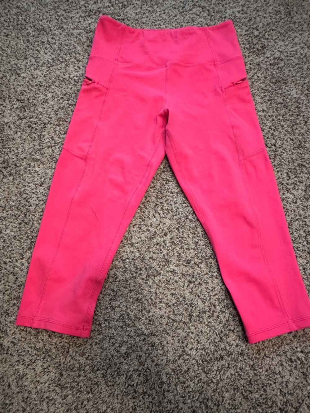 ZYIA Women’s ' Capri Leggings in Hot Pink